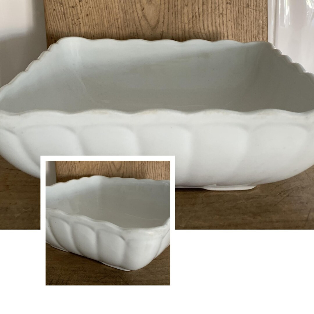 Antique White Ironstone Ladyfinger Bowl: J. & G. Meakin Hanley, England - Etsy | Etsy (US)