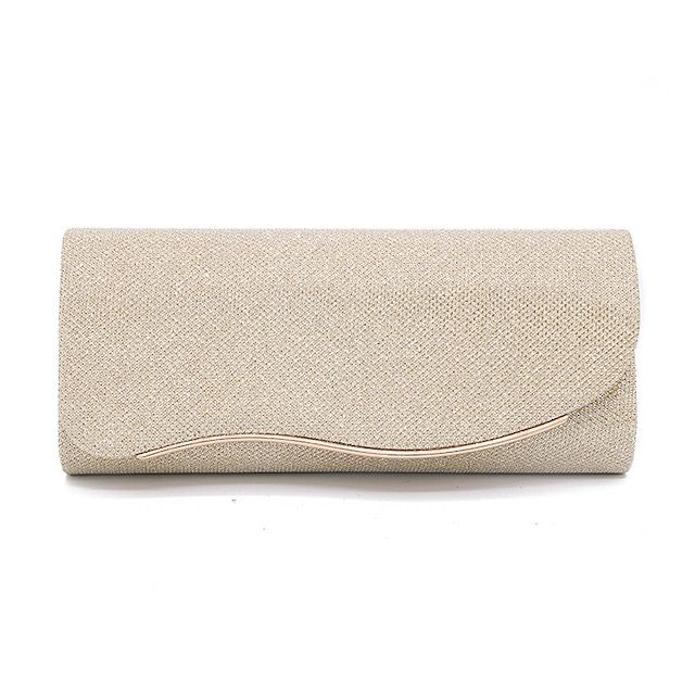 [$15.29] Women's Bags Polyester Clutch Evening Bag Solid Colored Glitter Shine Daily Wedding Part... | Light in the Box