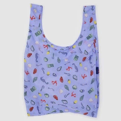 NEW! Baggu STANDARD BAG in “Sea Charms” — Washable Recycled Nylon, Holds 50 lbs! | eBay US