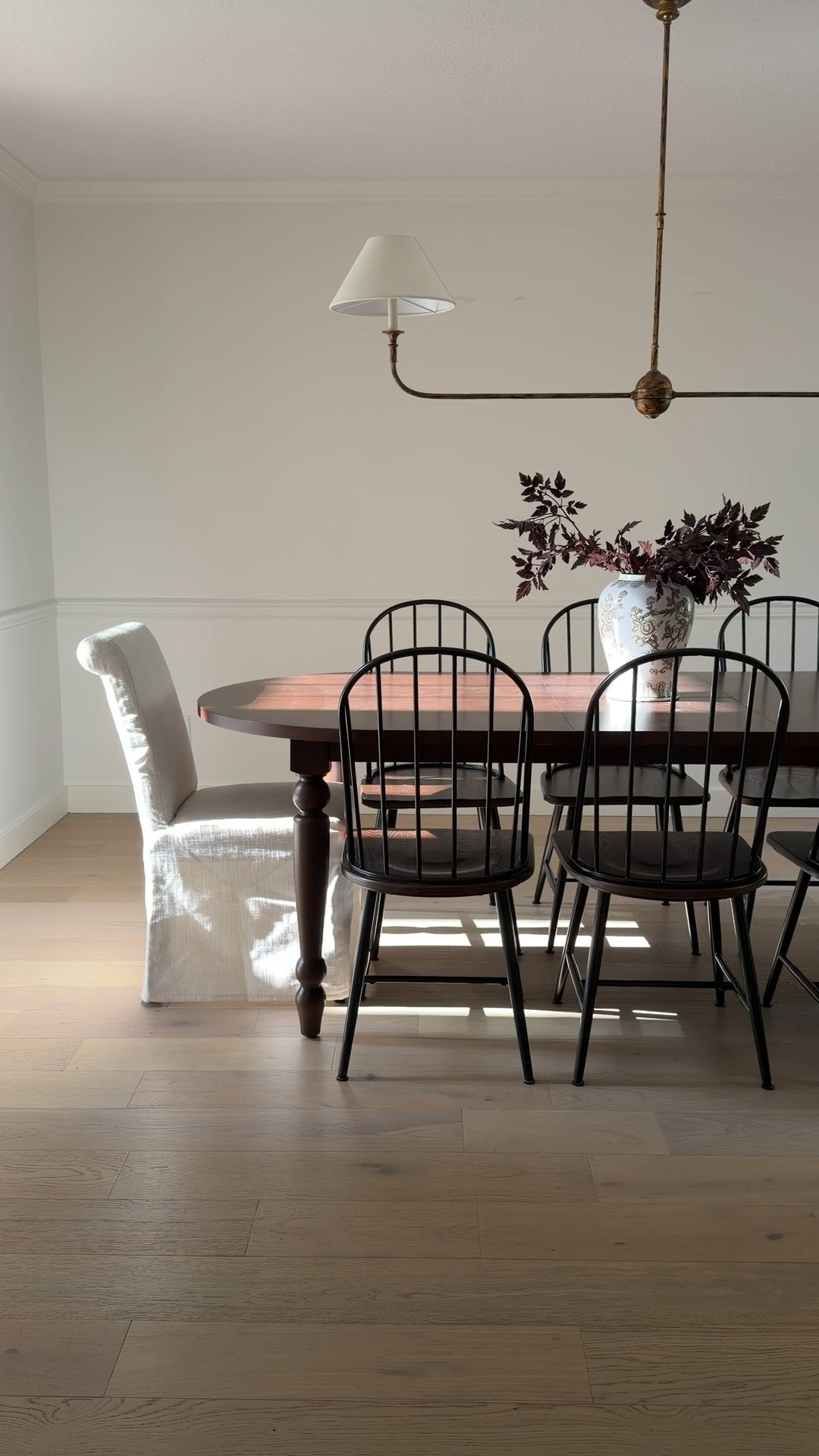First peek at my new dining room furniture 😍 

I LOVED my last table from World Market, but just swapped to a longer one so I could fit more seats. My last one held up great after 5 years and daily use, so I’m confident this new one (also World Market) will be great! 

#LTKHome