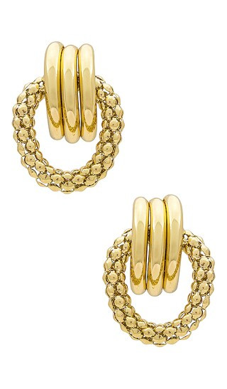 Romance Hoops in Gold | Revolve Clothing (Global)