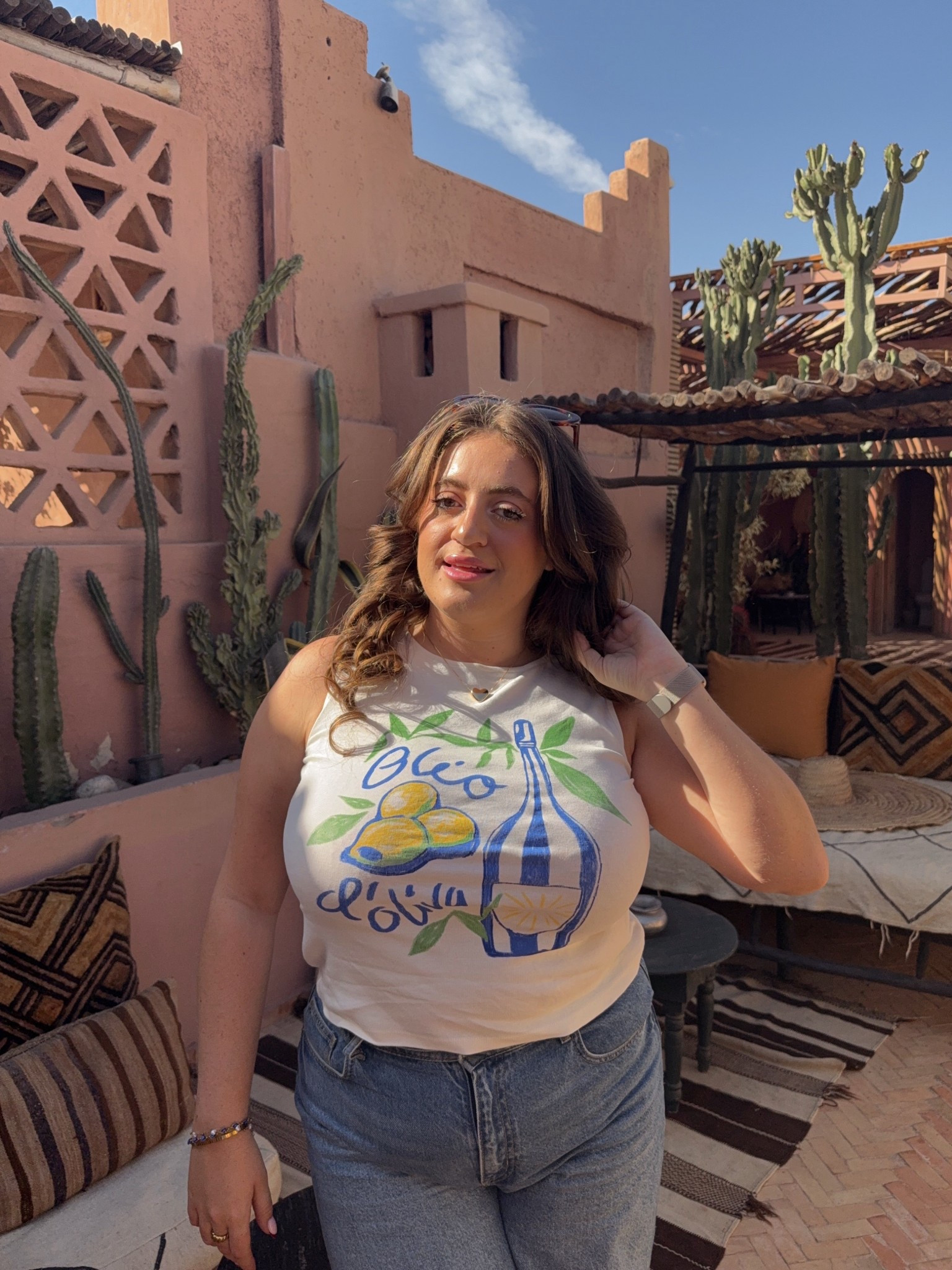 Marrakech Day 1 Outfit🧿🩵

#LTKtravel #LTKuk #LTKmidsize