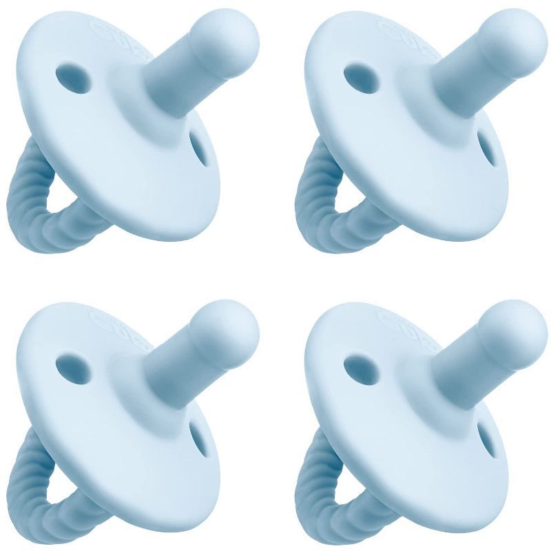 Pacifier 4 pack Soother for Newborns 100% Food Grade Soft Silicone by Comfy Cubs | Target