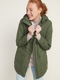 Water-Resistant Hooded Rain Jacket for Women | Old Navy (US)