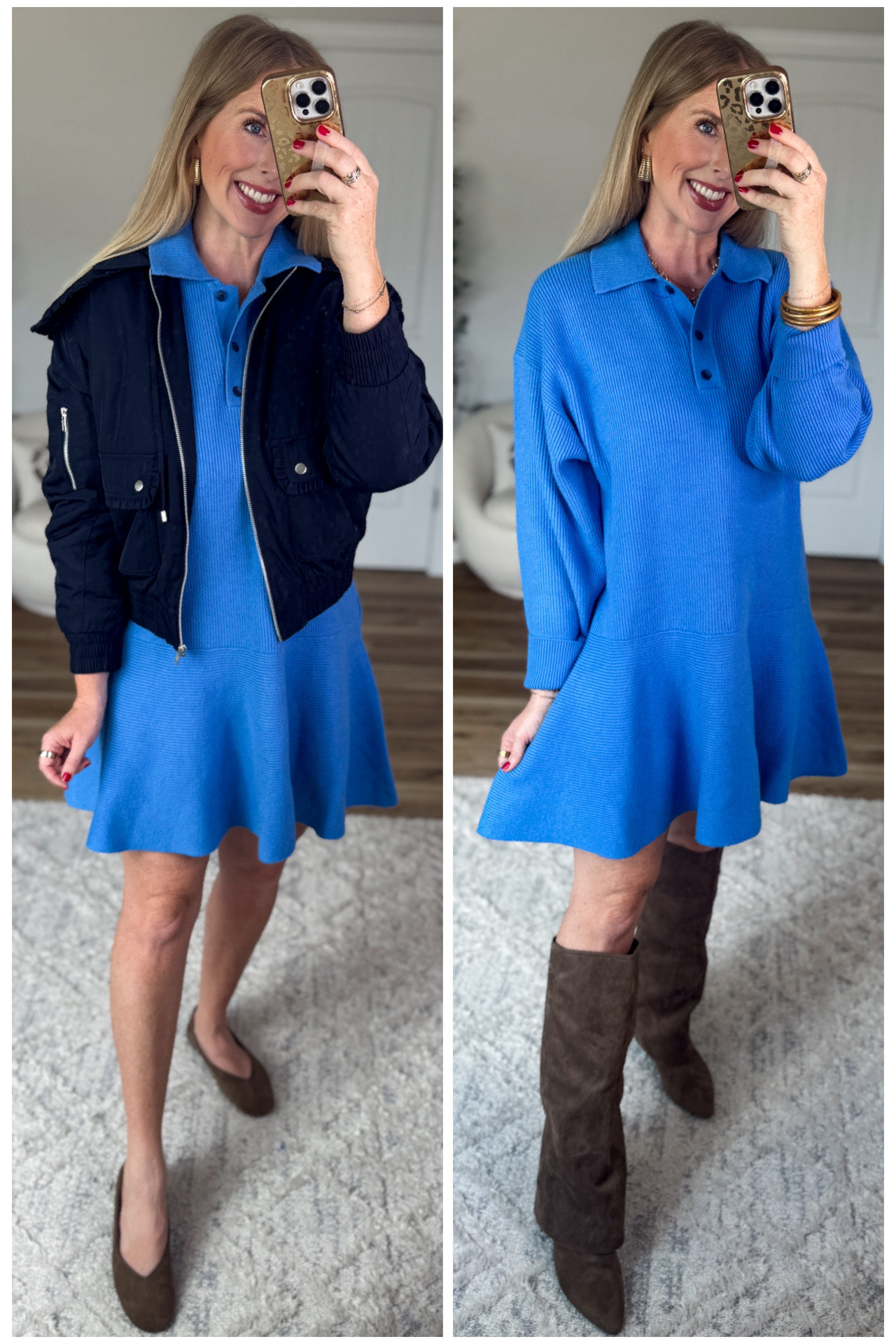 2 ways to style this sweater dress from Walmart

#LTKootd