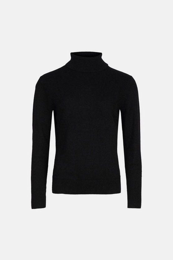 Cashmere Blend Knit Roll Neck Jumper | Oasis UK & IE 