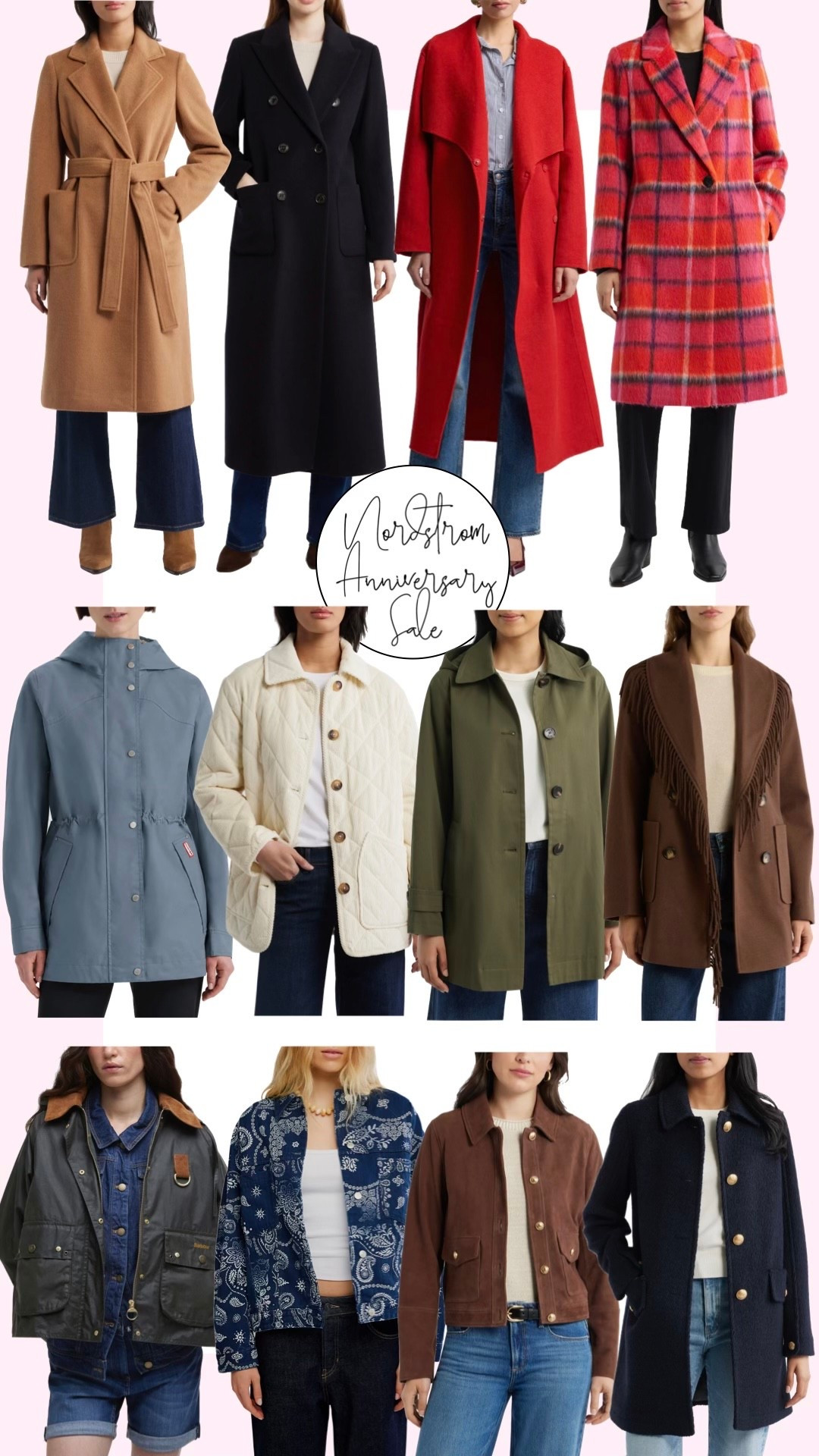 Nordstrom Anniversary Sale: Jackets + Coats