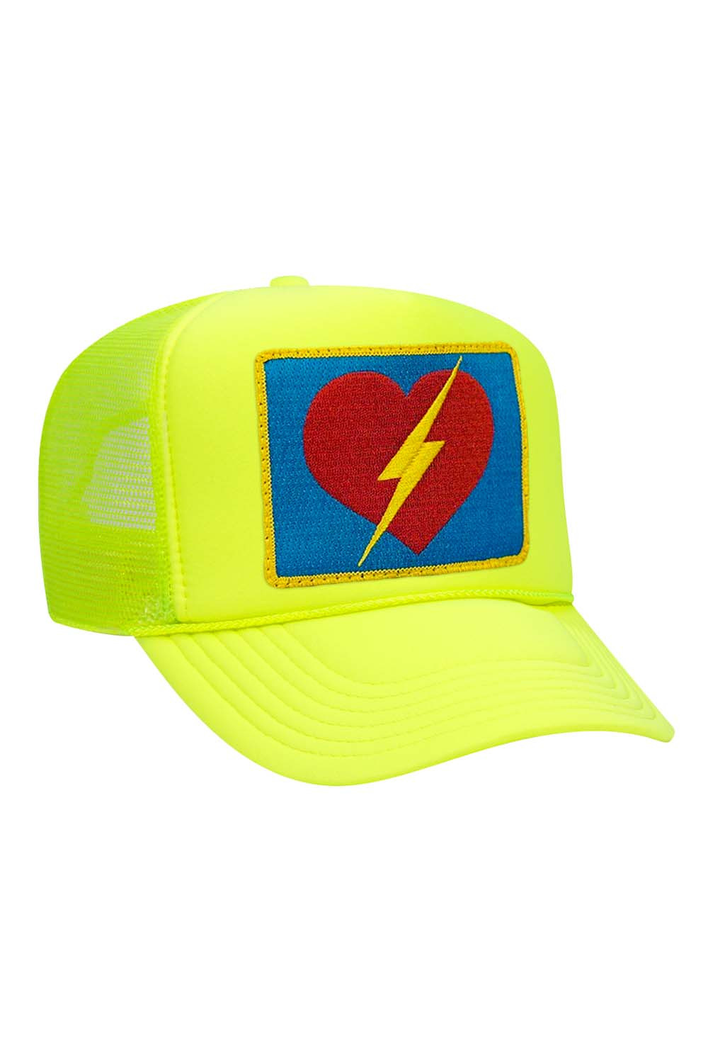 VINTAGE BOLT HEART TRUCKER HAT | Aviator Nation