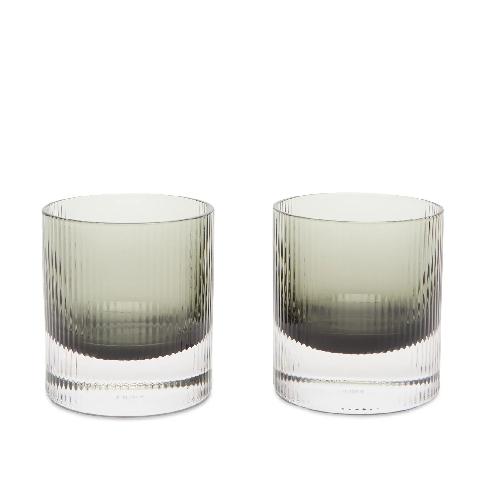 ferm LIVING Ripple Tumbler Glasses - Set of 2 | END. Clothing