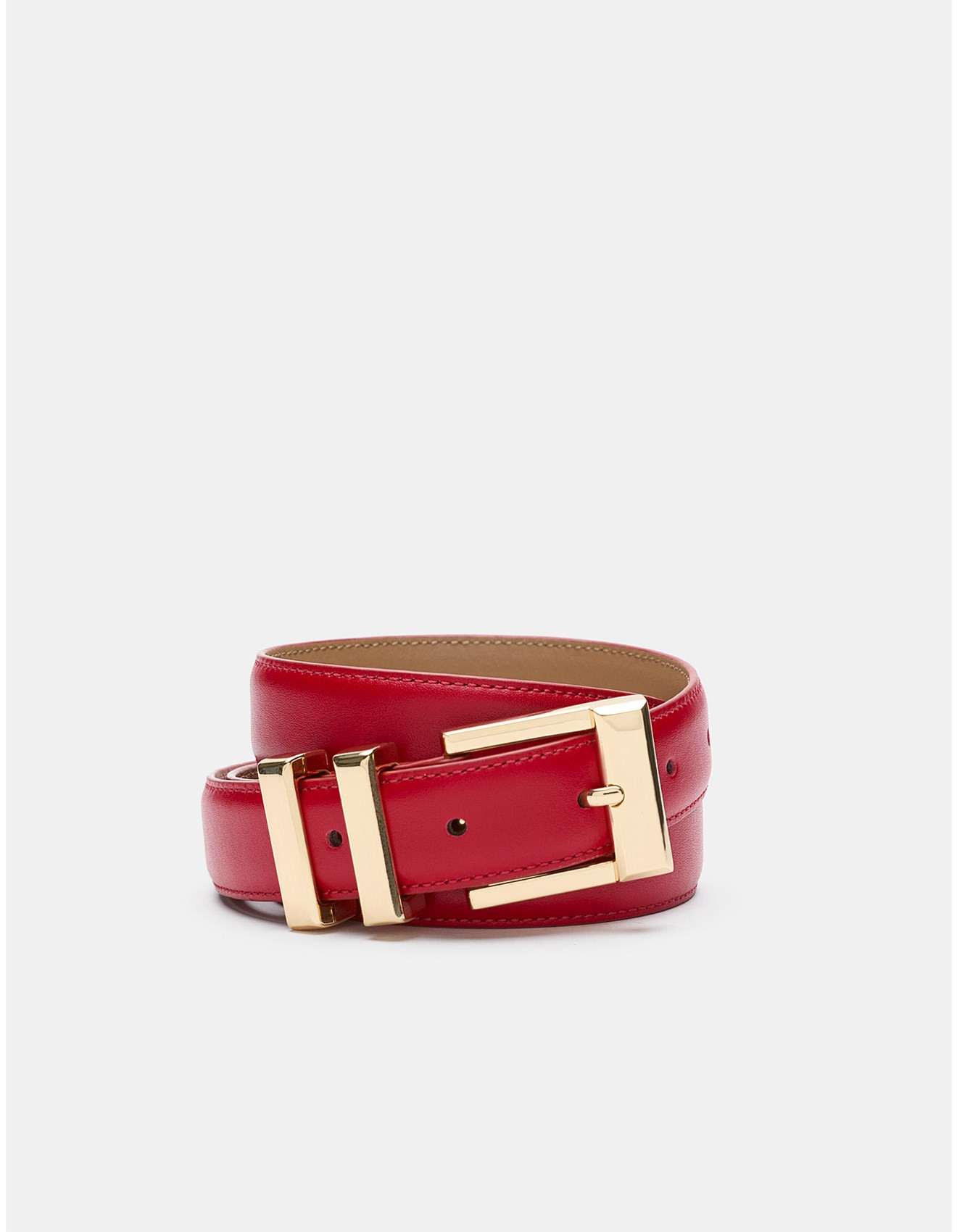 ELLE SQUARE BUCKLE BELT | David Jones (Australia & New Zealand)