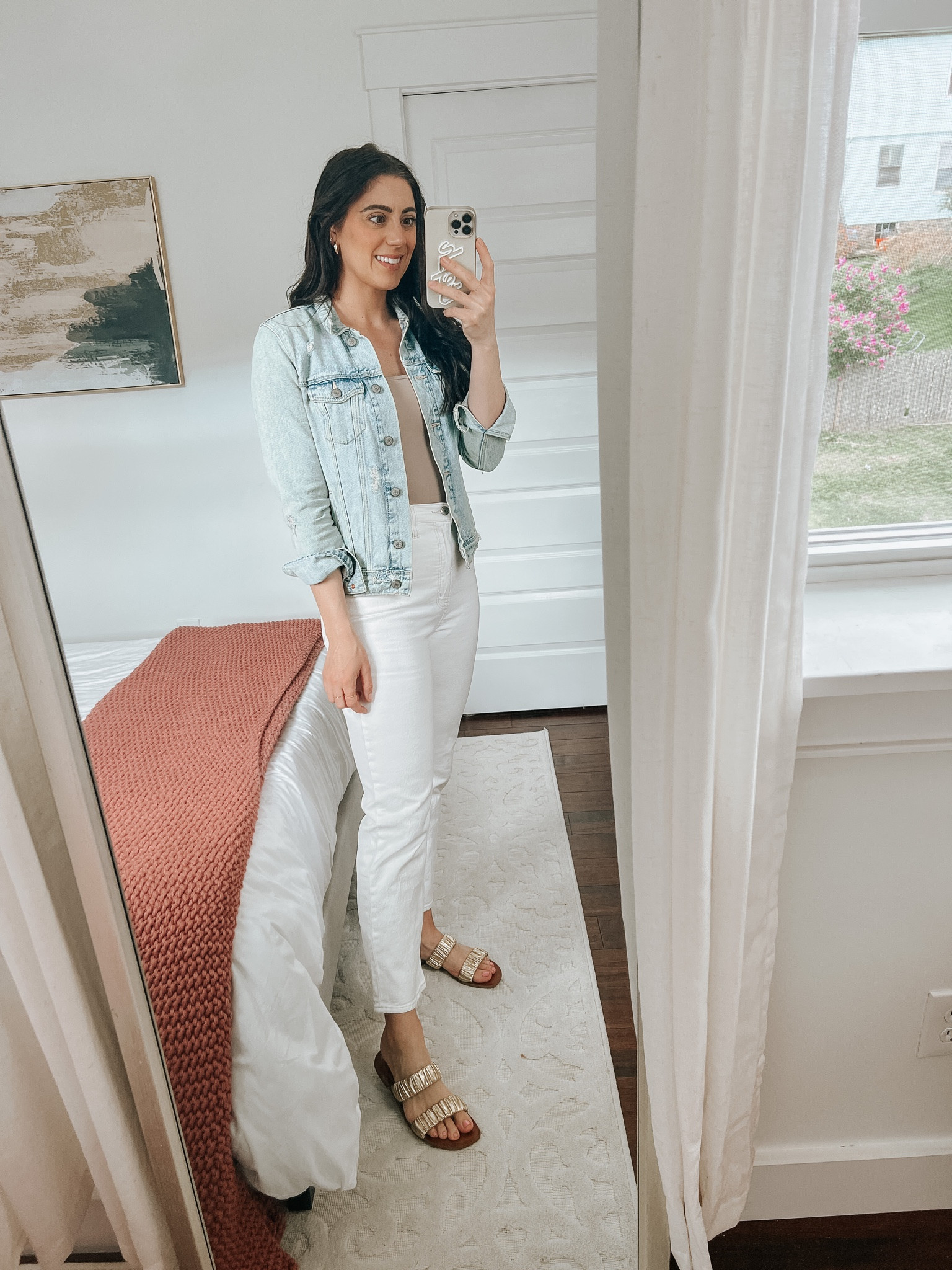 Spring outfit

Denim jacket, cream jeans, straight leg jeans, sandals, bodysuit

#LTKunder100 #LTKSeasonal #LTKstyletip