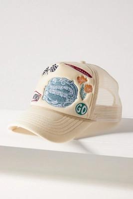 Coney Island Picnic Patchwork Trucker Hat | Anthropologie (US)