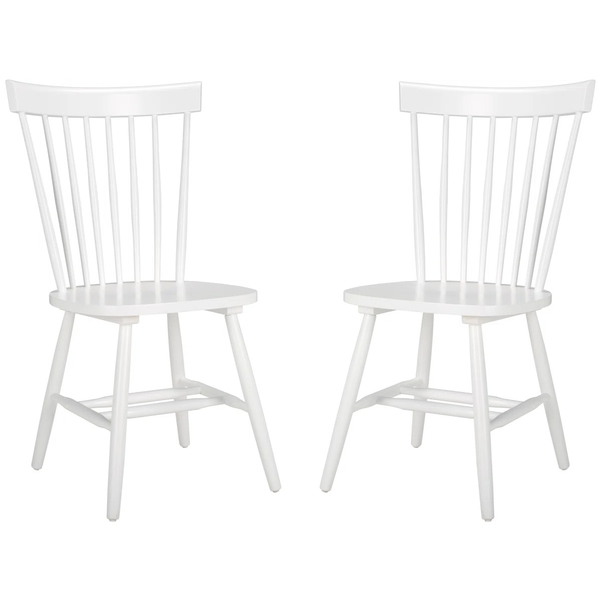 Matanna 17.3'' H Oak Solid Wood Side Chair (Set of 2) | Wayfair North America