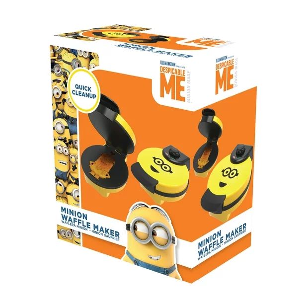 Uncanny Brands Minions Kevin Waffle Maker- Iconic Minion on Your Waffles - Waffle Iron | Walmart (US)