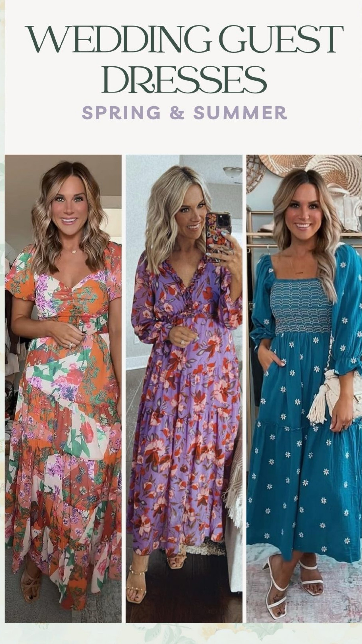 Summer wedding guest dresses all from Amazon and great quality. Shoulder coverage so no need for a jacket. Designer inspired dress, long sleeve dress, spring wedding guest 

#LTKSaleAlert #LTKSeasonal #LTKFindsUnder100