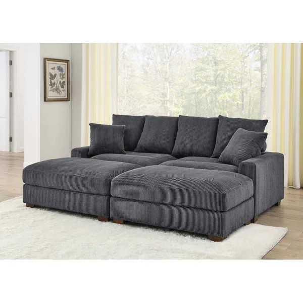 Arzuaga 4 - Piece Upholstered Sectional | Wayfair North America