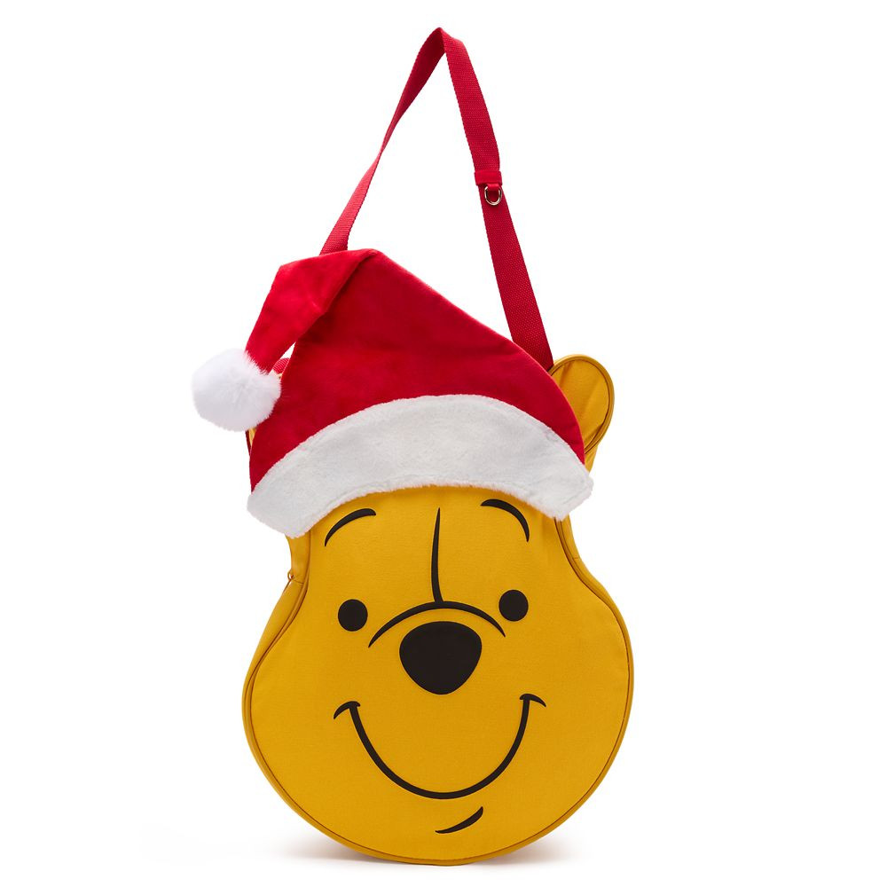 Winnie the Pooh Big Face Holiday Canvas Tote | Disney Store
