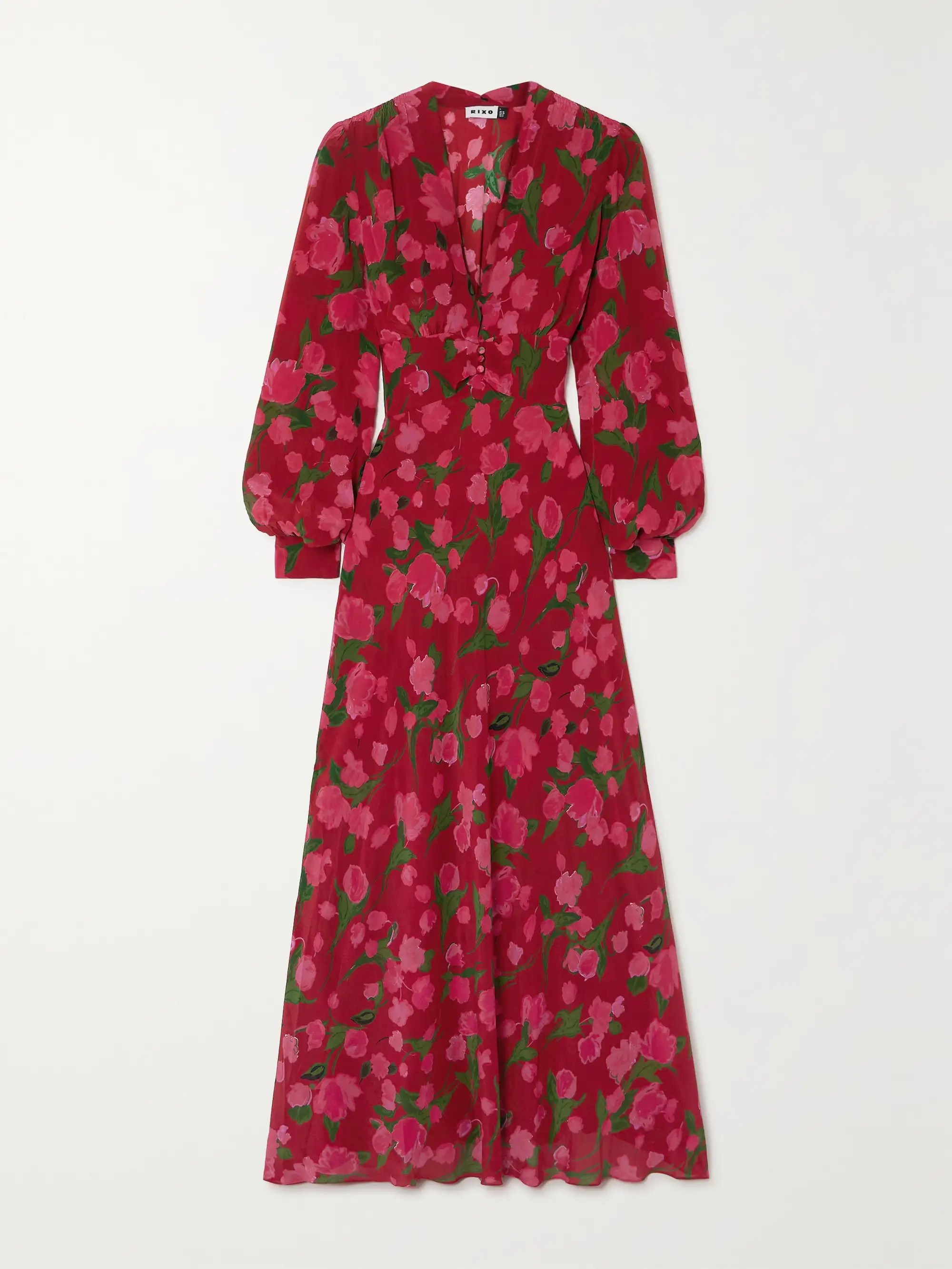 Emory floral-print silk-georgette maxi dress | NET-A-PORTER (UK & EU)