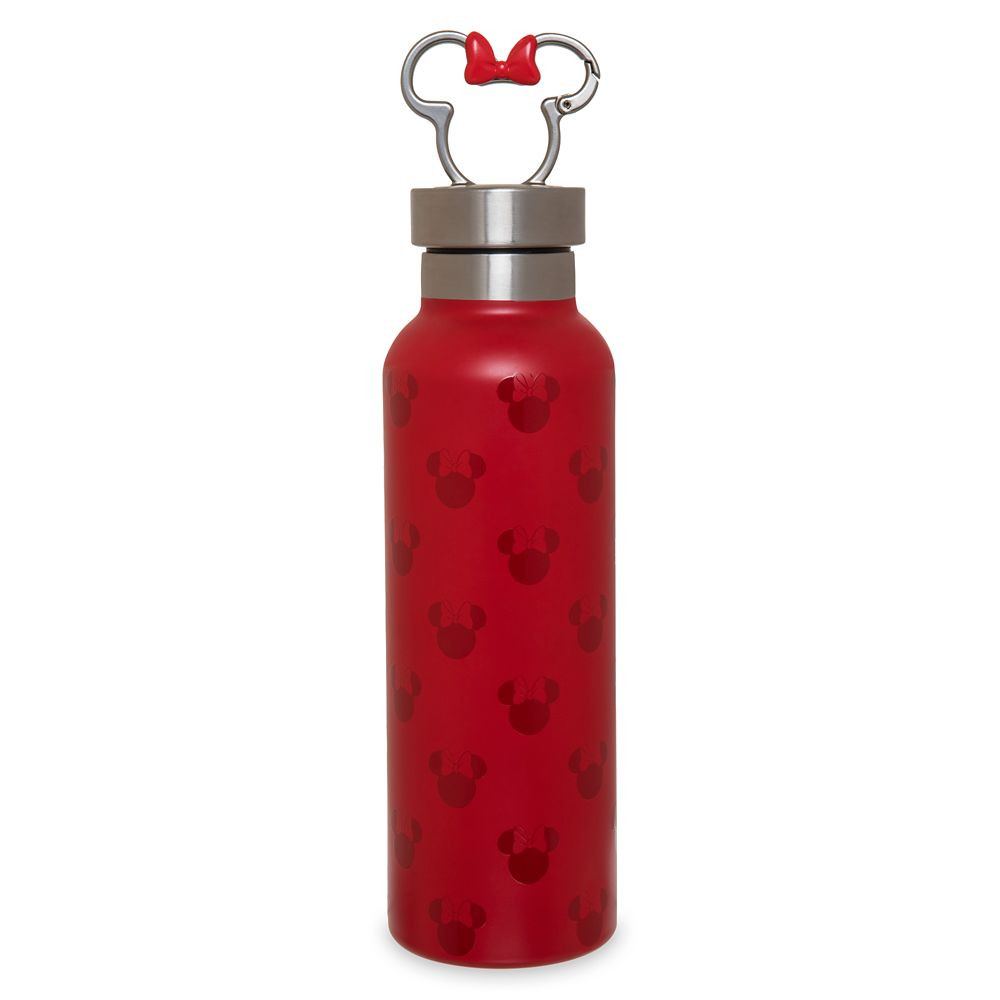 Minnie Mouse Stainless Steel Water Bottle with Clip | Disney Store