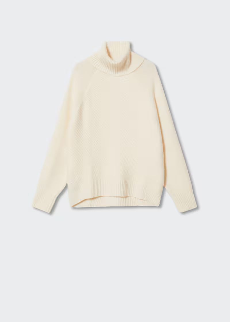 Turtle neck sweater -  Women | Mango USA | MANGO (US)