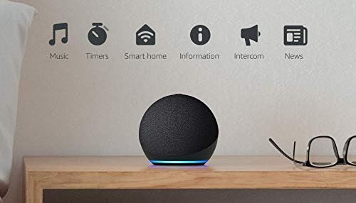 All-new Echo Dot (4th Gen, 2020 release) | Smart speaker with Alexa | Charcoal | Amazon (US)