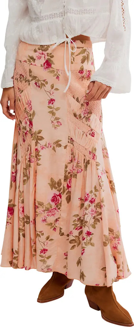 Rowan Floral Smocked Maxi Skirt | Nordstrom