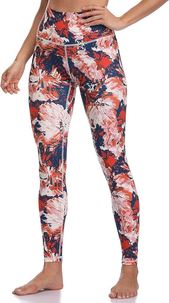 Colorfulkoala Women's High Waisted Pattern Leggings Full-length Yoga Pants | Amazon (US)