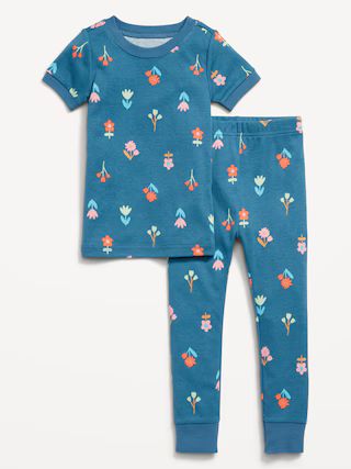 Unisex Printed Snug-Fit Pajama Set for Toddler | Old Navy (US)