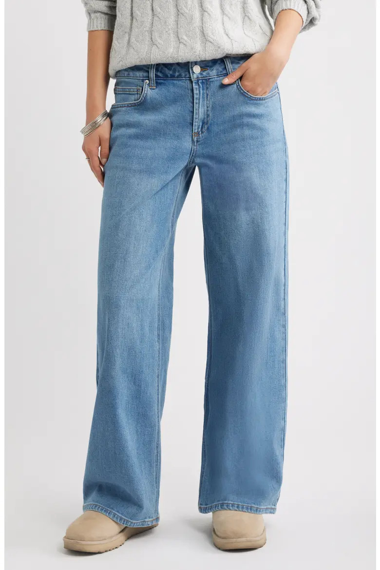 Low Rise Baggy Wide Leg Jeans (Women) | Nordstrom | Nordstrom
