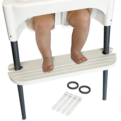 White IKEA High Chair Foot Rest, Compatible with Antilop Chairs | Adjustable, Reversible & Non-Sl... | Amazon (US)