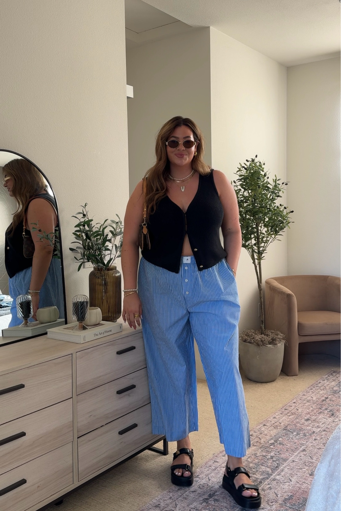 wearing 2x in the pants and xl in the top! 

#LTKMidsize #LTKPlusSize #LTKStyleTip