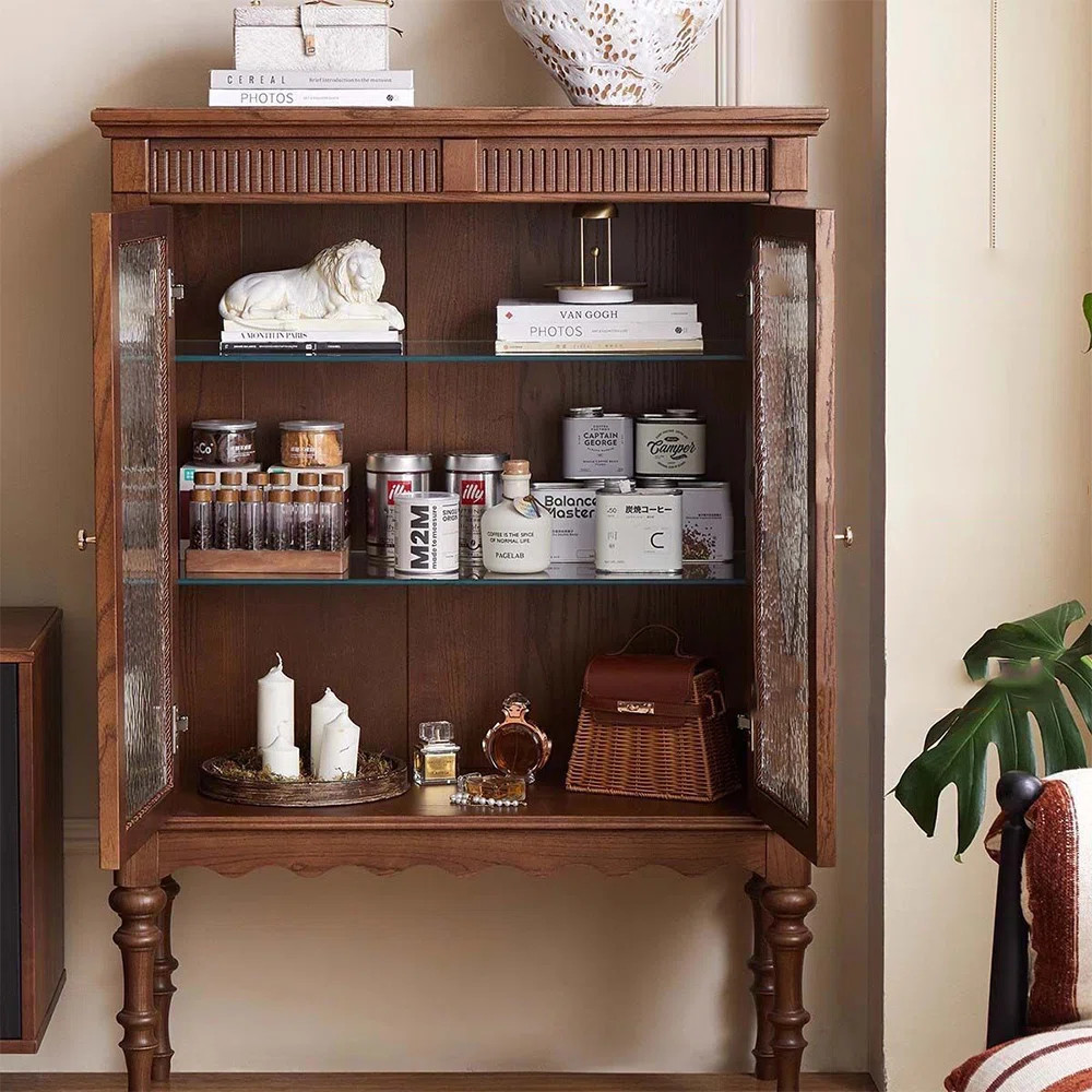 Bkoksety Vintage French High Legged Display Case | Wayfair | Wayfair North America