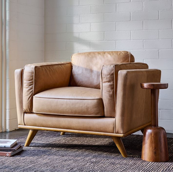 Zander Leather Chair | West Elm (US)
