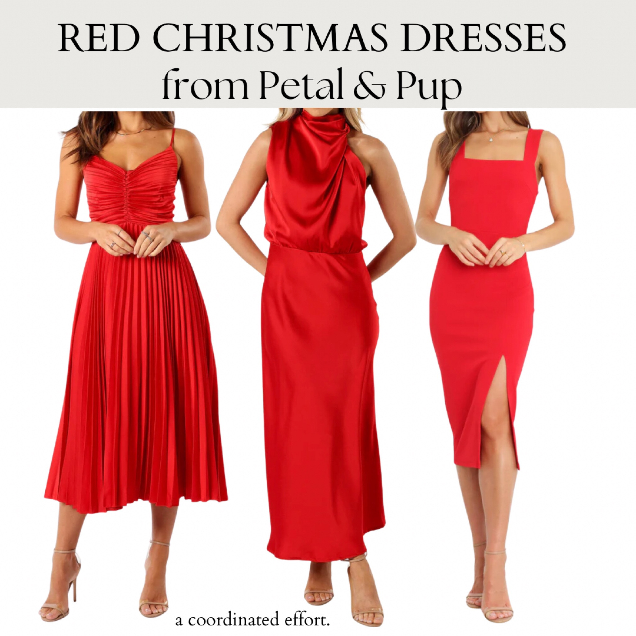 Classic red for your 2024 holiday dress 😍😍
.
Petal & Pup does it again.
Family photo outfit ✔️
Christmas Eve dinner ✔️
NYE ✔️
What are you wearing for Christmas parties this year?!

#LTKHoliday #LTKParties #LTKSeasonal