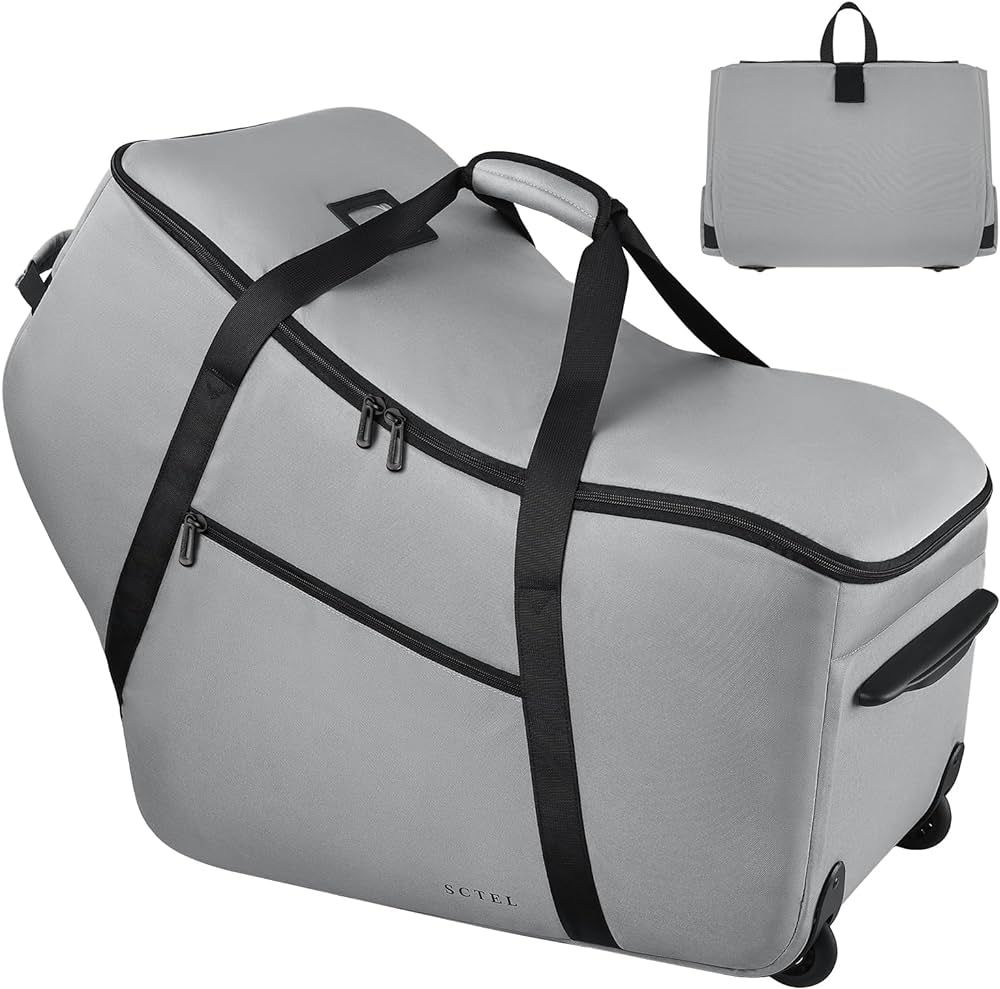 SCTEL Car Seat Travel Bag Fits All Nuna Pipa Car Seat and Base, Doona Travel Bag, Padded Infant C... | Amazon (US)
