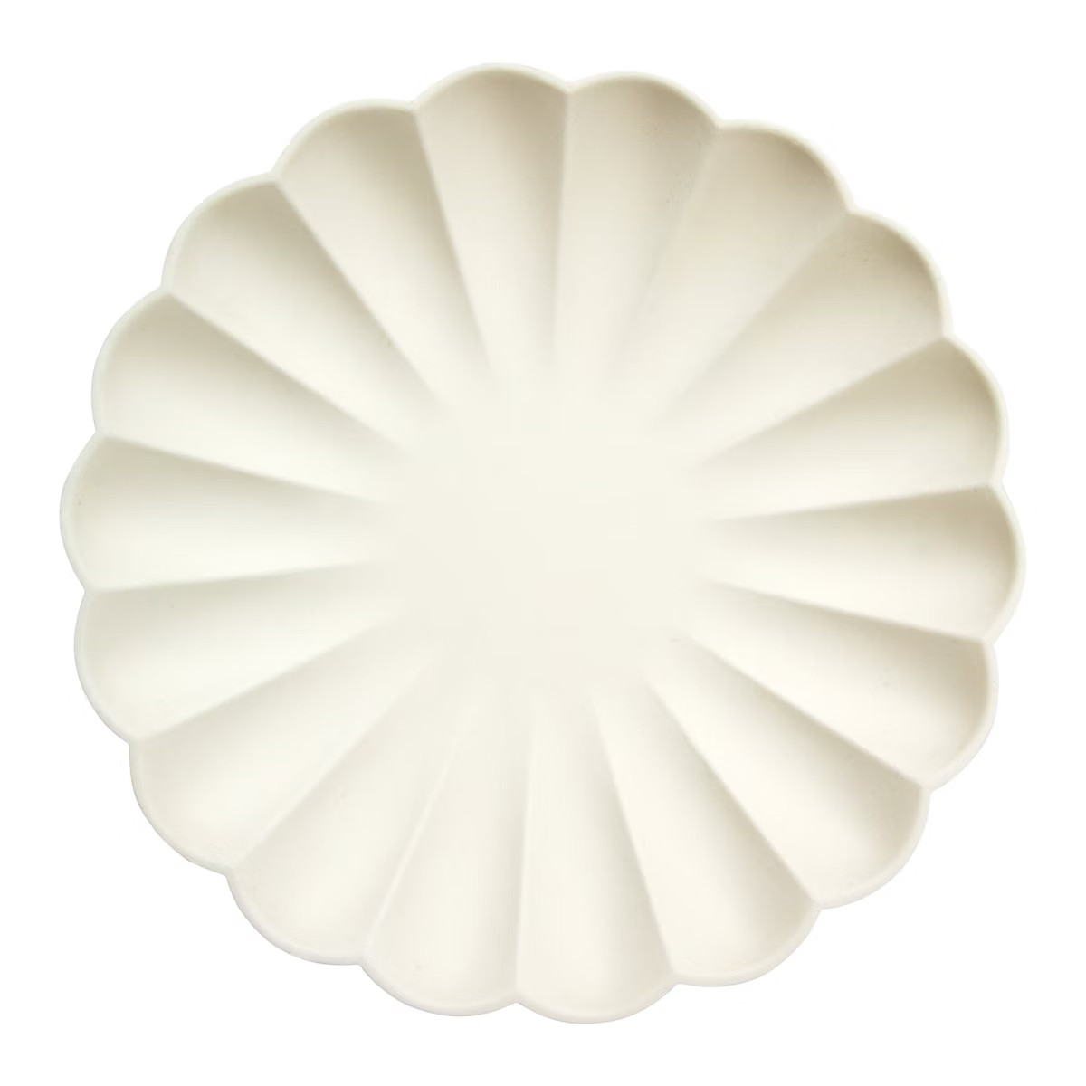 Meri Meri Large Cream Compostable Plates (Pack of 8) | Target