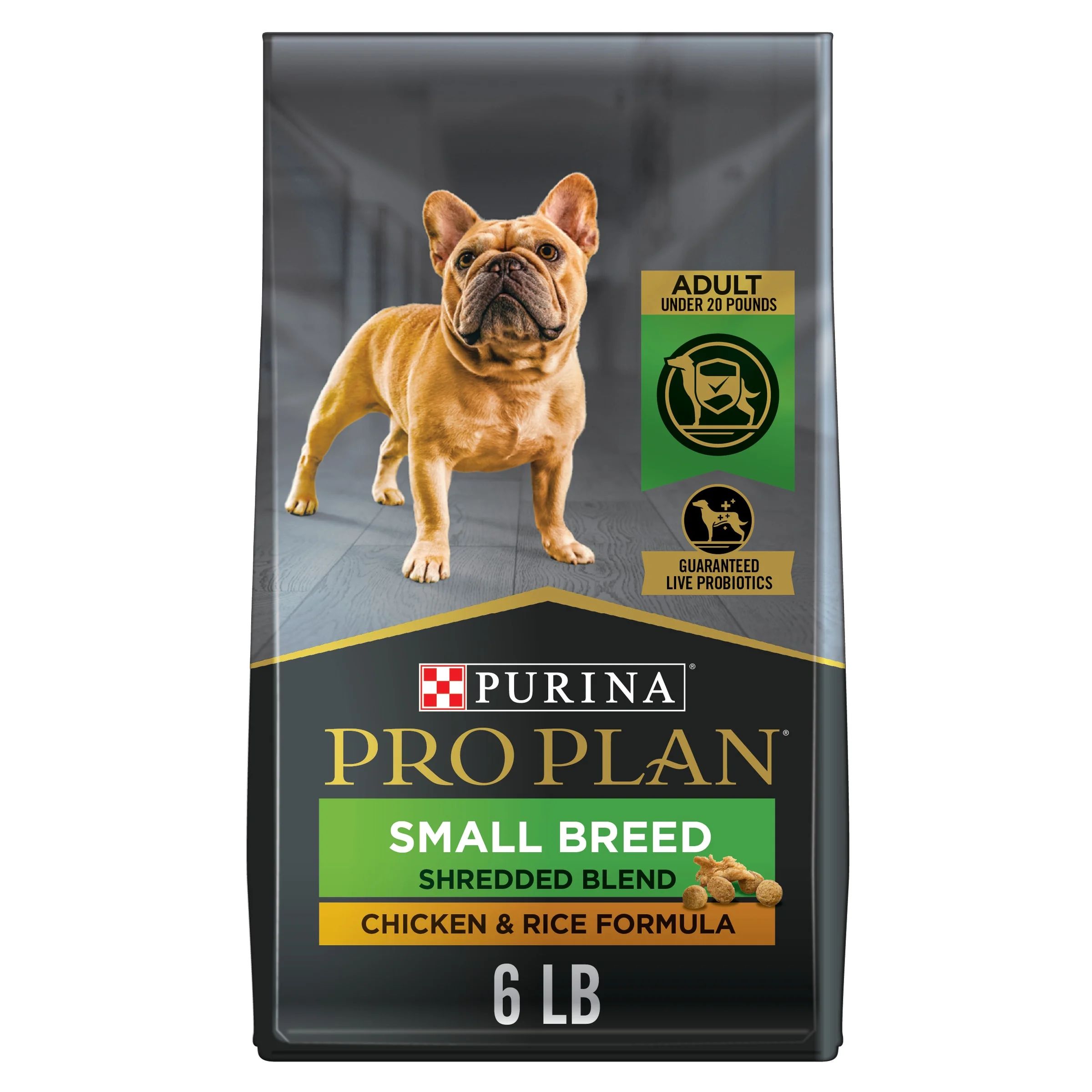 Purina Pro Plan Small Breed Dog Food With Probiotics for Dogs, Shredded Blend Chicken & Rice Form... | Walmart (US)