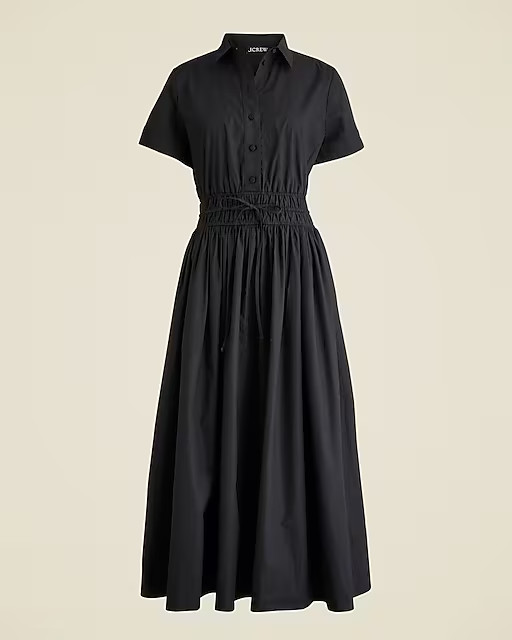Elena shirt-dress in cotton poplin | J. Crew US