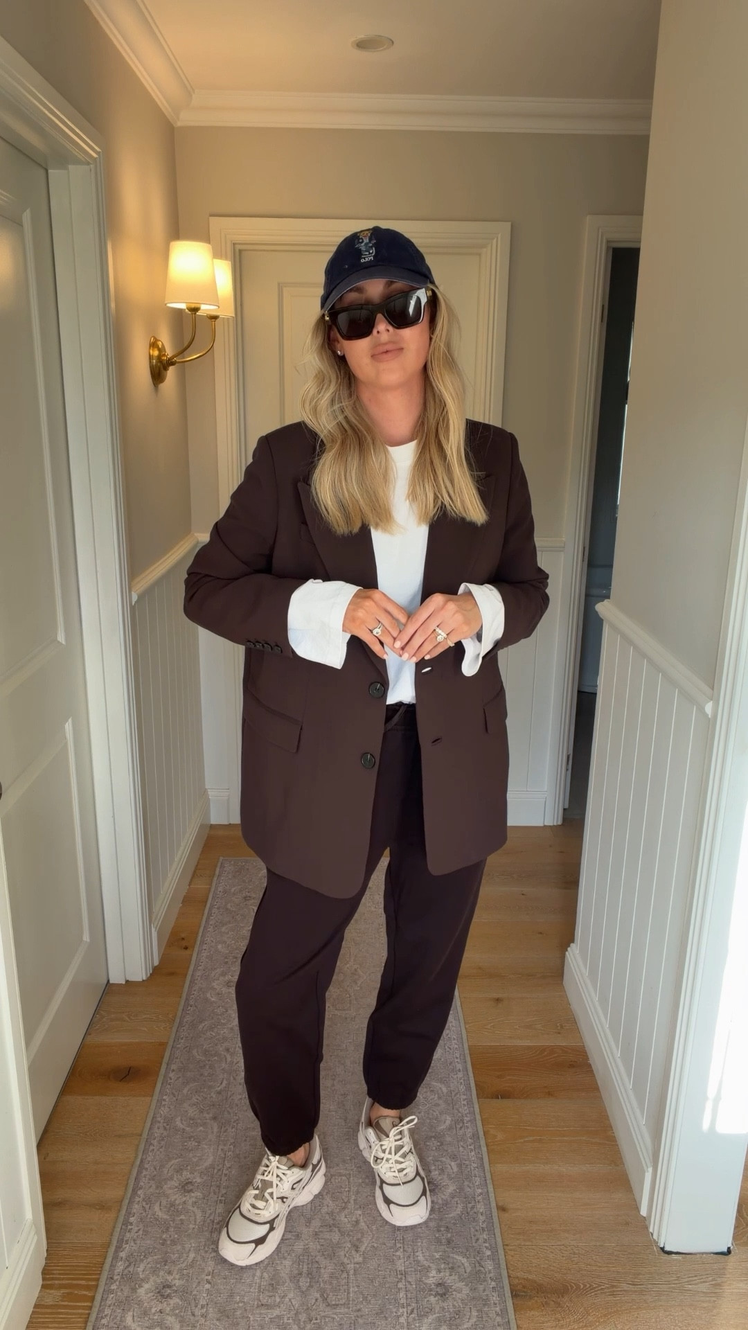 Outfits like this are when I feel my absolute best - comfortable, effortless, but still elevated.

This blazer is a forever favourite in my wardrobe. It’s such a versatile staple that pairs back with everything, and I’ve styled it in a size 14 for that relaxed, oversized fit.

For the matching trackpants and long sleeve top, I’m wearing a medium for an easy, off-duty feel.

Think elevated basics, everyday style, and comfortable layering done right - the kind of outfit you’ll reach for on repeat.

#LTKstyletip #LTKaustralia #LTKautumn