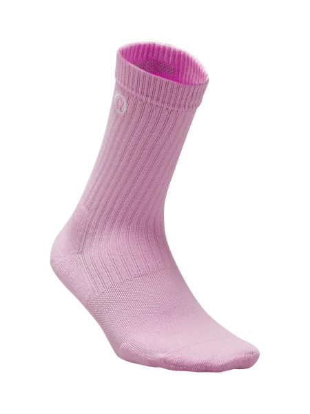 Women's Daily Stride Ribbed Comfort Crew Socks | Women's Socks | lululemon | Lululemon (US)
