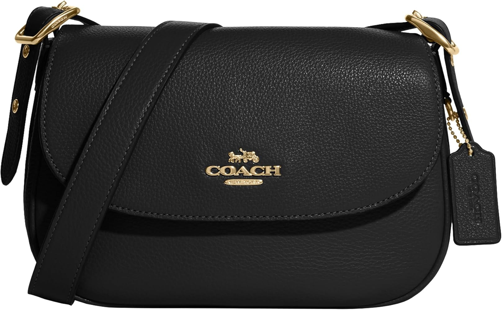 Coach Macie Saddle Bag, Black | Amazon (US)