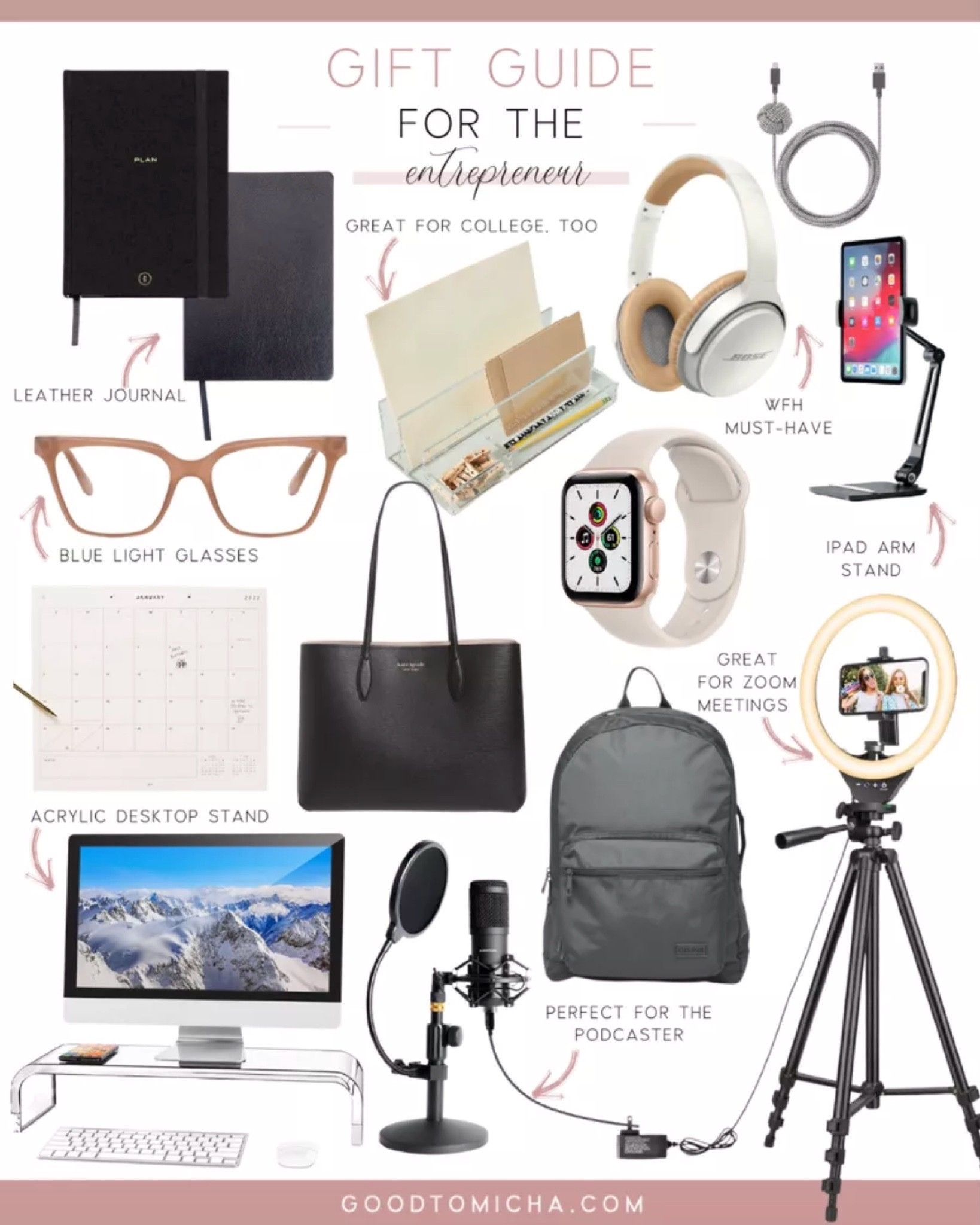 Gift guide for the entrepreneur

#LTKHoliday #LTKGiftGuide #LTKworkwear