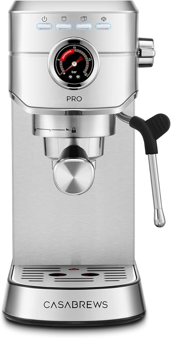 CASABREWS 5418 PRO Espresso Machine 20 Bar, Upgraded Espresso Maker with Powerful Steam Milk Frot... | Amazon (US)