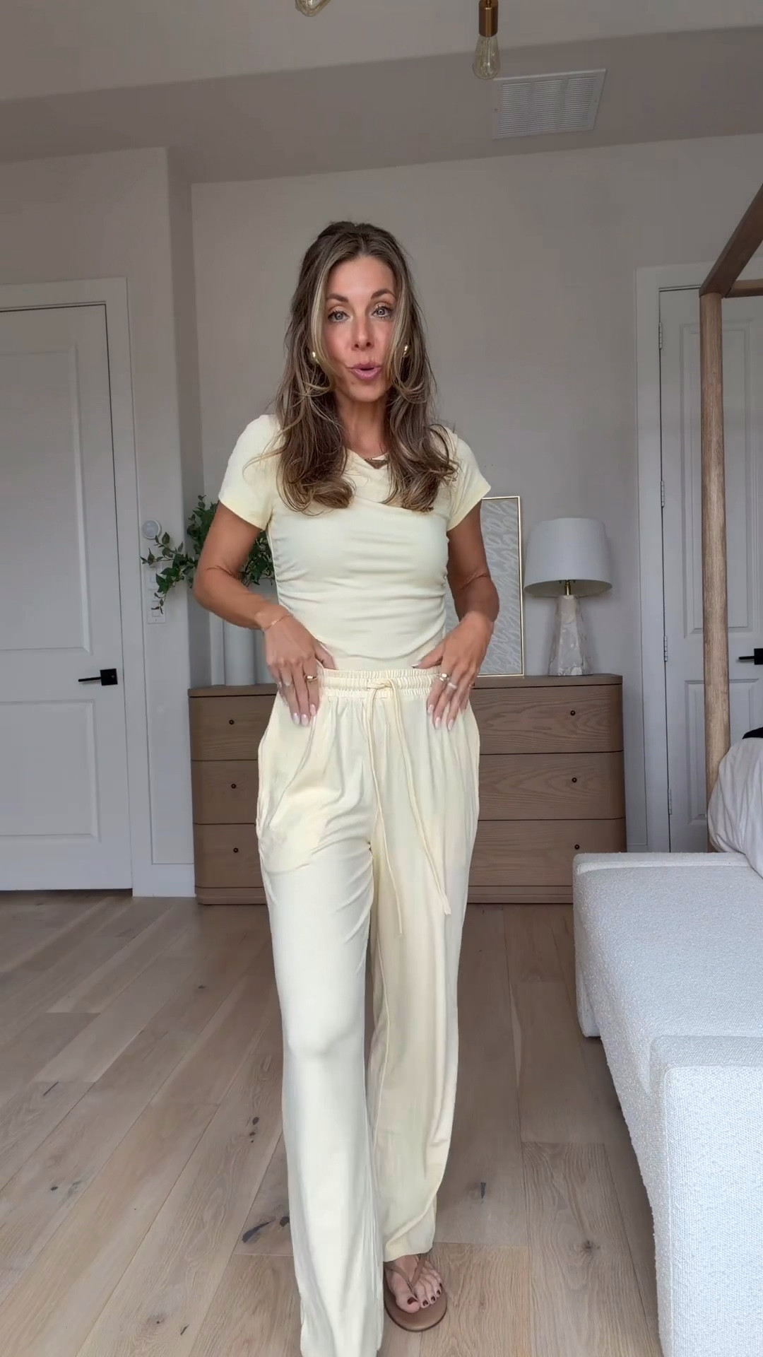 Amazon big spring sale!

The cutest butter yellow Amazon set that I have in so many styles! The material is so soft and stretchy and I just love these matching sets for around the house and I even wear them out too! Wearing size small 




#LTKActive #LTKmomlife #LTKdayinmylife