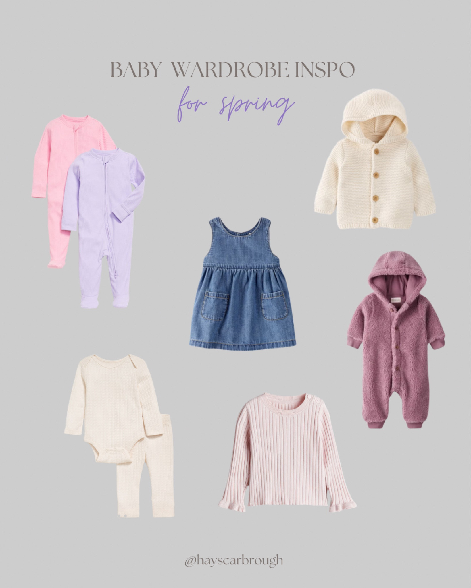 Baby Wardrobe Ideas for Spring 🌸

#LTKSeasonal #LTKBaby #LTKFindsUnder50