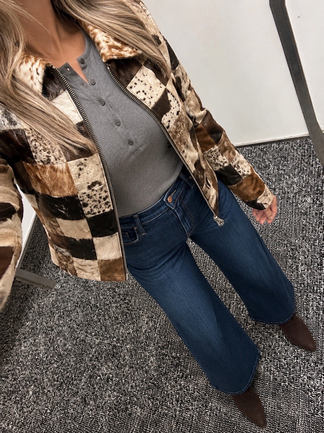 Western patchwork jacket