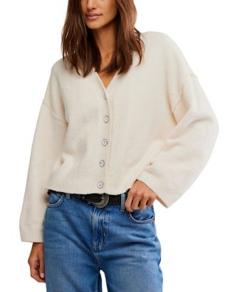 Cool of The Night V Neck Cardigan Sweater | Bloomingdale's (US)