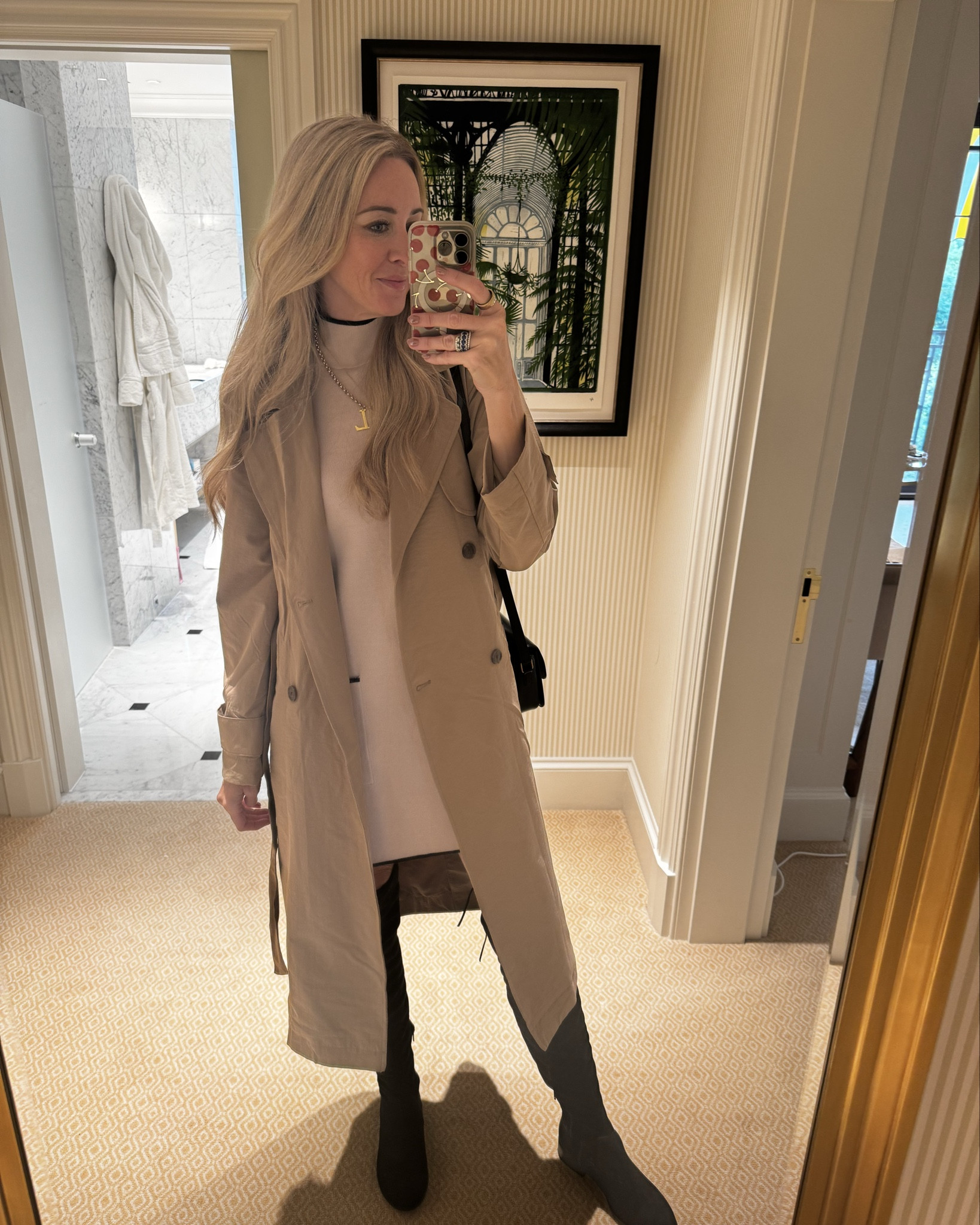 Night 1 outfit for dinner in London! Would you believe me if I told you this trench coat is from Target?! 🎯 

#LTKStyleTip #LTKSeasonal #LTKFindsUnder50