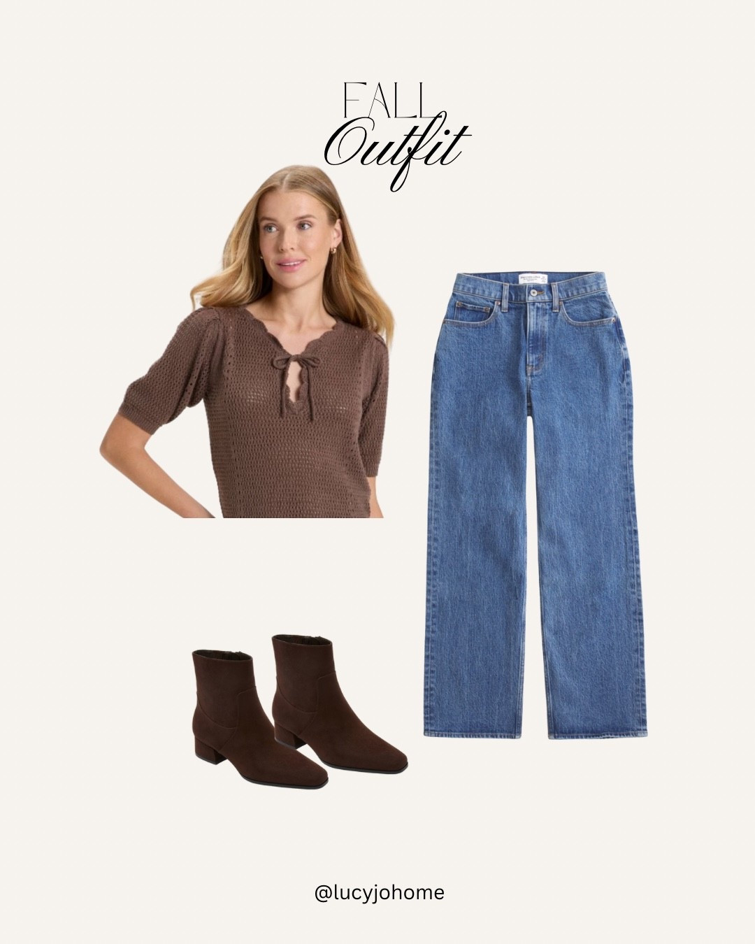 This simple outfit is great for a feminine fall sweater that isn’t too hot (I live in Texas) and has beautiful color and details. Chocolate brown is trending right now. These jeans are bestsellers (and come in short sizes) and these brown boots will elevate the whole outfit. 

#LTKPetite