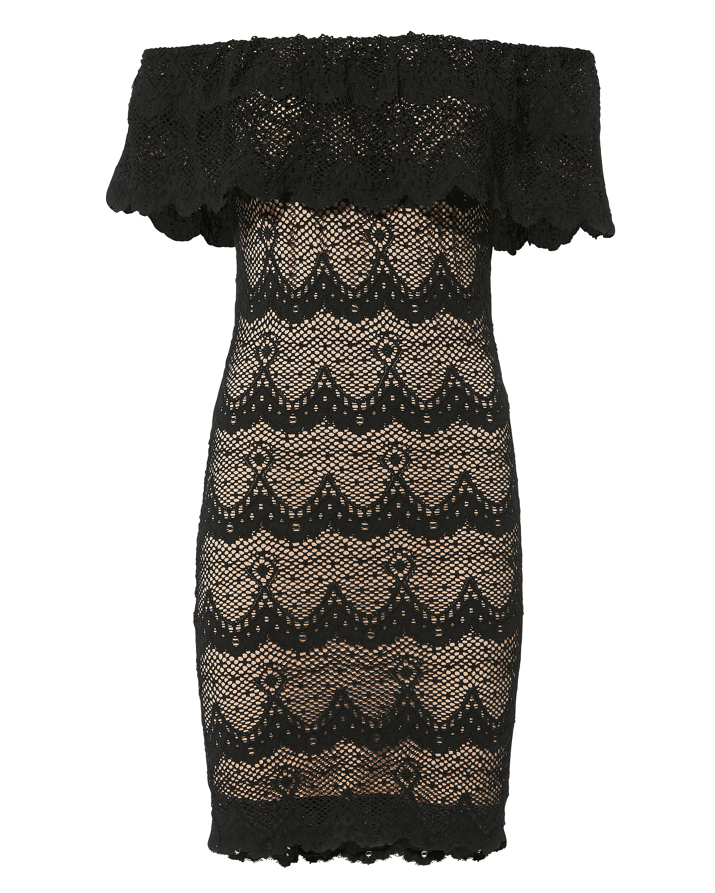 Nightcap Clothing Victorian Bachelorette Mini Dress Black S | Intermix